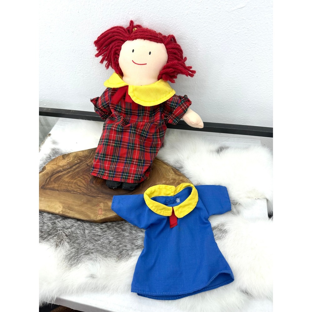 10" Eden Madeline 1990s vintage‎ soft doll Marciano book companion with outfit